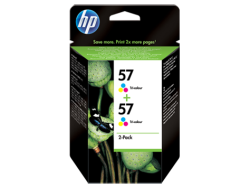 Hp 57-C9503AE Orjinal Renkli Kartuş 2li Paketi - Hp