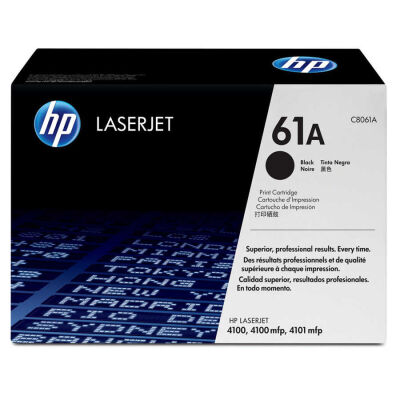 Hp 61A-C8061A Siyah Orjinal Toner - Siyah Kutu - 1