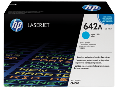 Hp 642A-CB401A Mavi Orjinal Toner - 1