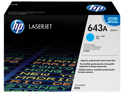 Hp 643A-Q5951A Mavi Orjinal Toner - 1