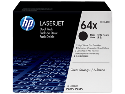 Hp 64X-CC364XD Siyah Orjinal Toner Yüksek Kapasiteli 2li Paket - 1