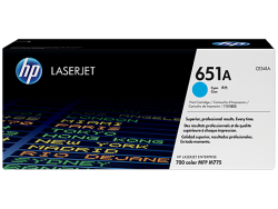 Hp 651A-CE341A Mavi Orjinal Toner - Hp