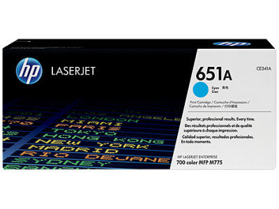Hp 651A-CE341A Mavi Orjinal Toner - 1