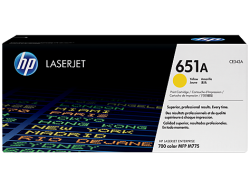 Hp 651A-CE342A Sarı Orjinal Toner - Hp