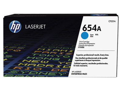 Hp 654A-CF331A Mavi Orjinal Toner - 1