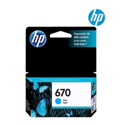 Hp 670-CZ114A Mavi Orjinal Kartuş - Hp