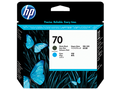 Hp 70-C9404A Orjinal Mat Siyah-Mavi Baskı Kafası - 1