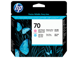 Hp 70-C9405A Orjinal Açık Kırmızı-Açık Mavi Baskı Kafası - Hp