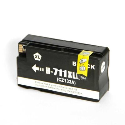 Hp 711-CZ133A Siyah Muadil Kartuş Yüksek Kapasiteli - 1