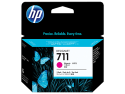 Hp 711-CZ135A Kırmızı Orjinal Kartuş 3lü Paket - Hp