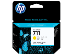 Hp 711-CZ136A Sarı Orjinal Kartuş 3lü Paket - Hp