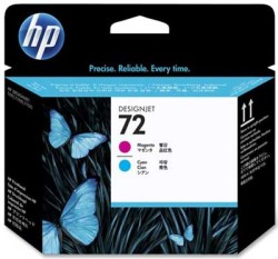 Hp 72-C9383A Orjinal Kırmızı-Mavi Baskı Kafası - Hp