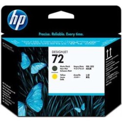 Hp 72-C9384A Orjinal Sarı-Mat Siyah Baskı Kafası - Hp