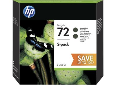 Hp 72-P2V33A Mat Siyah Orjinal Kartuş 2li Paket - 1