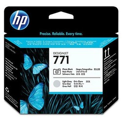 Hp 771-CE020A Orjinal Foto Siyah-Açık Gri Baskı Kafası - Hp