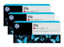 Hp 771c-B6Y32A Kromatik Kırmızı Orjinal Kartuş 3Lü Paket - Hp