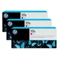 Hp 771c-B6Y33A Kırmızı Orjinal Kartuş 3Lü Paket - Hp