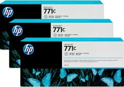 Hp 771c-B6Y38A Açık Gri Orjinal Kartuş 3Lü Paket - Hp