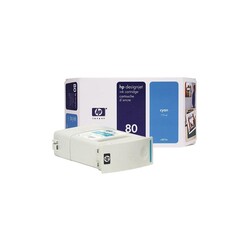 Hp 80-C4872A Mavi Orjinal Kartuş - Eski Tarihli - Hp