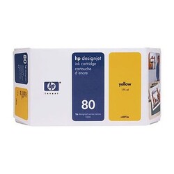 Hp 80-C4873A Sarı Orjinal Kartuş - Eski Tarihli - Hp