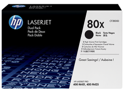 Hp 80X-CF280XD Siyah Orjinal Toner Yüksek Kapasite 2li Paket - Hp