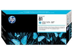 Hp 81-C4954A Orjinal Açık Mavi Baskı Kafası ve Temizleyicisi - Hp
