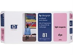 Hp 81-C4955A Orjinal Açık Kırmızı Baskı Kafası ve Temizleyicisi - Hp