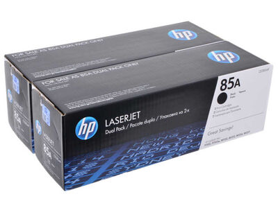 Hp 85A-CE285AF Siyah Orjinal Toner 2li Paket - 1