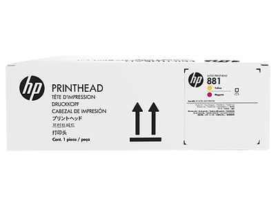 Hp 881-CR327A Sarı-Kırmızı Lateks Orjinal Baskı Kafası - 1