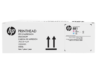 Hp 881-CR329A Açık Mavi-Açık Kırmızı Lateks Orjinal Baskı Kafası - 1