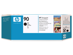 Hp 90-C5054A Orjinal Siyah Baskı Kafası ve Temizleyicisi - Hp