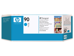 Hp 90-C5055A Orjinal Mavi Baskı Kafası ve Temizleyicisi - Hp
