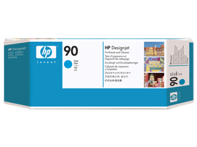 Hp 90-C5055A Orjinal Mavi Baskı Kafası ve Temizleyicisi - 1