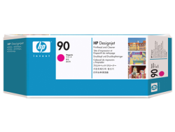 Hp 90-C5056A Orjinal Kırmızı Baskı Kafası ve Temizleyicisi - Hp