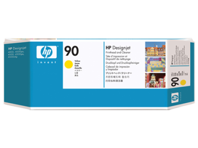 Hp 90-C5057A Orjinal Sarı Baskı Kafası ve Temizleyicisi - 1