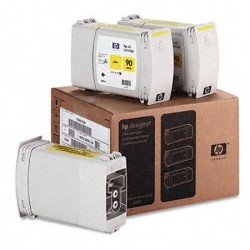 Hp 90-C5085A Sarı Orjinal Kartuş 3lü Paket - Eski Tarihli - Hp