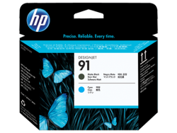 Hp 91-C9460A Orjinal Mat Siyah-Mavi Baskı Kafası - Hp