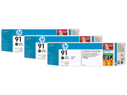Hp 91-C9480A Mat Siyah Orjinal Kartuş 3lü Paket - Hp