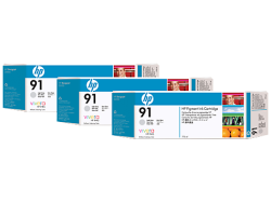 Hp 91-C9482A Açık Gri Orjinal Kartuş 3lü Paket - Hp