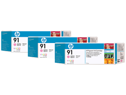 Hp 91-C9487A Açık Kırmızı Orjinal Kartuş 3lü Paket - Hp