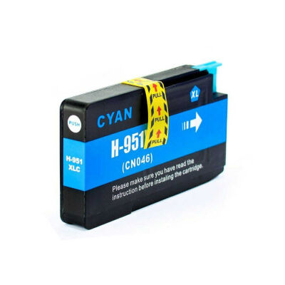 Hp 951XL-CN046AE Mavi Muadil Kartuş Yüksek Kapasiteli - 1