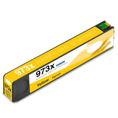 Hp 973X-F6T83AE Sarı Muadil Kartuş Yüksek Kapasiteli - 1