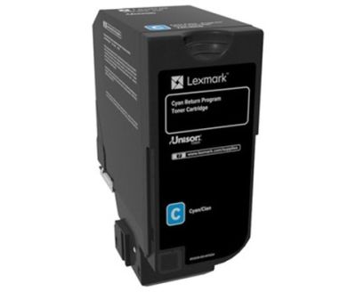 Lexmark 74C50C0 Mavi Orjinal Toner - 1