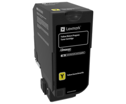 Lexmark 74C50Y0 Sarı Orjinal Toner - Lexmark
