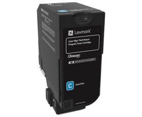 Lexmark 74C5HC0 Mavi Orjinal Toner Ekstra Yüksek Kapasiteli - 1
