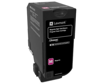 Lexmark 74C5HM0 Kırmızı Orjinal Toner Ekstra Yüksek Kapasiteli - 1