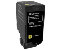 Lexmark 74C5HY0 Sarı Orjinal Toner Ekstra Yüksek Kapasiteli - Lexmark