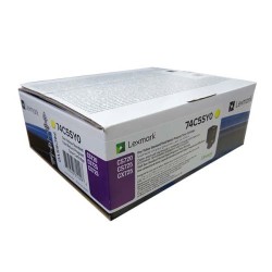 Lexmark 74C5SY0 Sarı Orjinal Toner Yüksek Kapasiteli - Lexmark