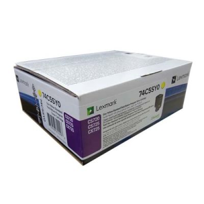 Lexmark 74C5SY0 Sarı Orjinal Toner Yüksek Kapasiteli - 1