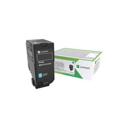 Lexmark 84C5HCE Mavi Orjinal Toner Yüksek Kapasiteli - Lexmark